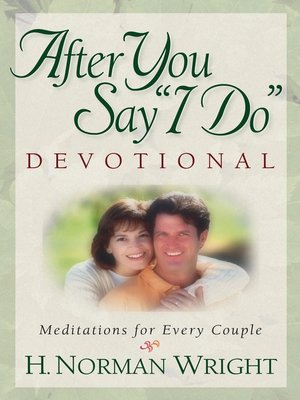 cover image of After You Say &quot;I Do&quot; Devotional